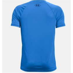 Jungen Kurzarm-T-Shirt Under Armour Tech Hybrid Blau