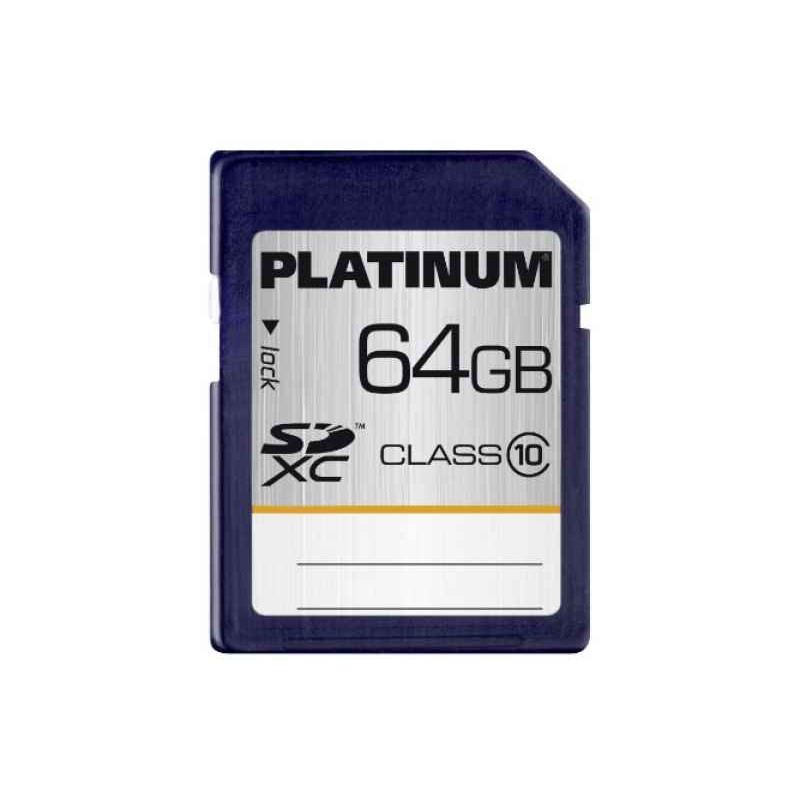 Platinum SDXC 64GB CL10 Retail