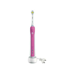 Oral-B Brosse à dents électrique Pro 700 3D WHITE - Rose/Blanc