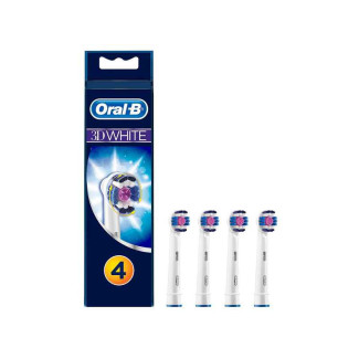 Oral-B Pack de 4 brossettes 3D BLANC EB18-4
