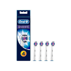 Oral-B Pack de 4 brossettes 3D BLANC EB18-4