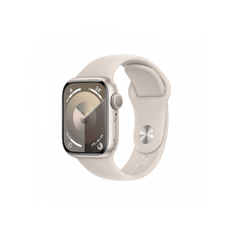 Apple Watch S9 Alu. 41mm GPS Starlight Sport Band Beige S/M MR8T3QF/A