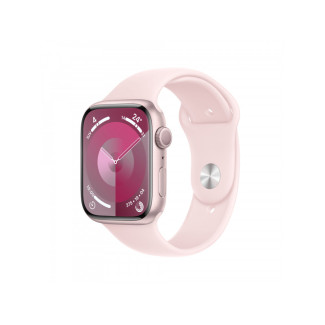 Apple Watch Series 9 Alu. 45mm GPS Sport Band Light Pink S/M MR9G3QF/A