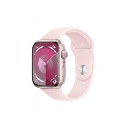 Apple Watch Series 9 Alu. 45mm GPS Sport Band Light Pink S/M MR9G3QF/A