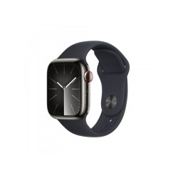 Apple Watch S9 Steel GPS+Cell. 41mm Graphite Sport Midnight M/L MRJ93QF/A