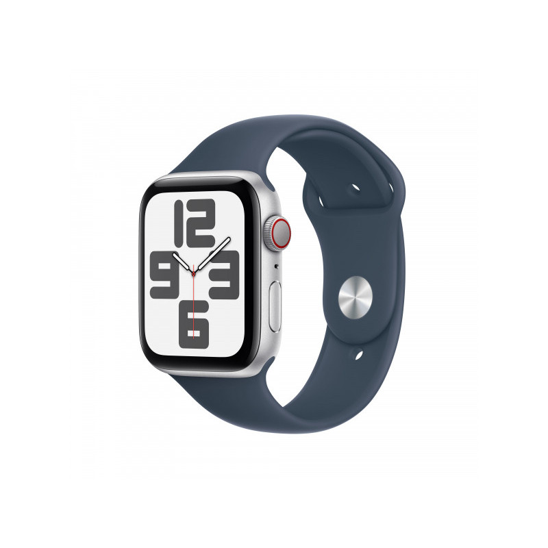 Apple Watch SE Alu. 44mm GPS+Cellular Silver Sport Band Blue M/L MRHJ3QF/A Apple Watch SE Alu. 44mm GPS+Cellular Silver Sport Band Blue M/L MRHJ3QF/A