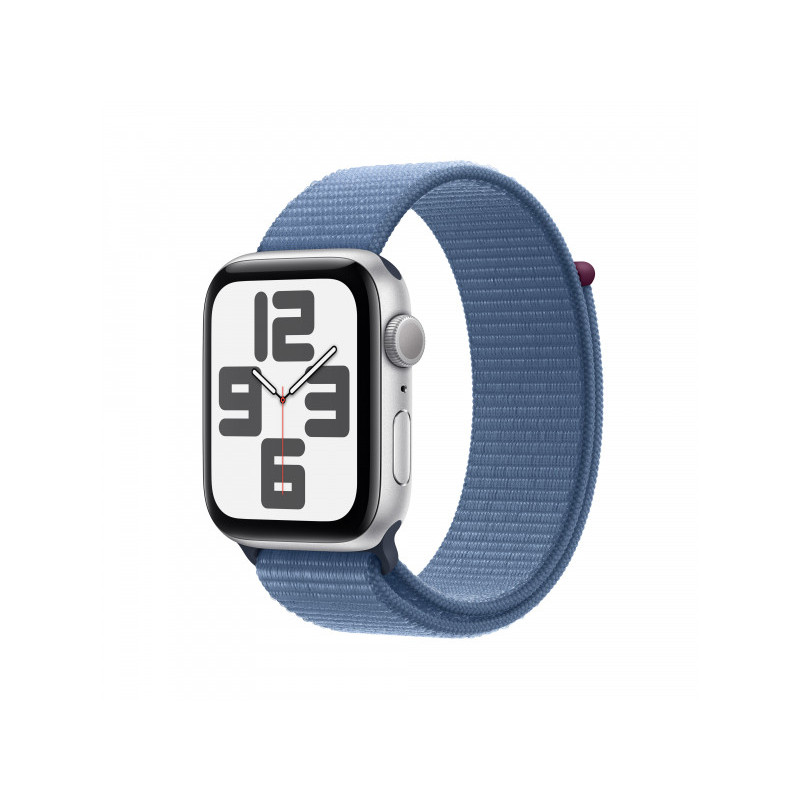 Apple Watch SE Alu. 44mm GPS Silver Sport Loop Winter Blue MREF3QF/A
