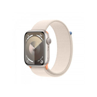 Apple Watch S9 Aluminium 45mm GPS Starlight Sport Loop MR983QF/A
