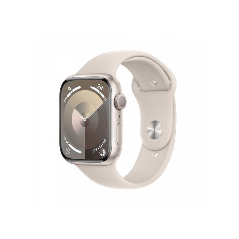 Apple Watch S9 Alu. 45mm GPS Starlight Sport Band S/M MR963QF/A