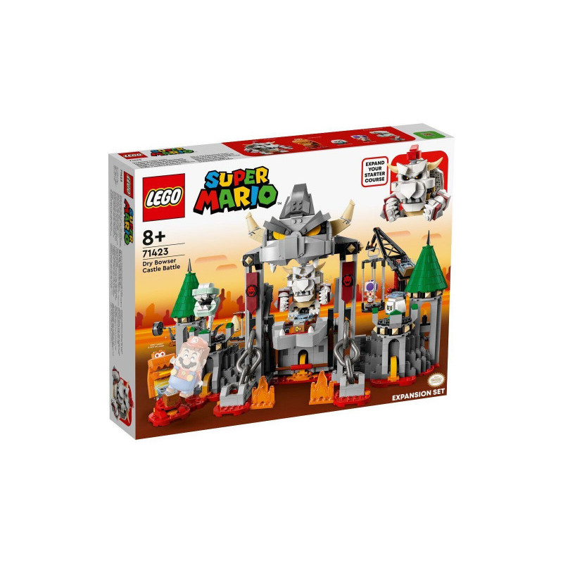 LEGO Super Mario - Bone Bowser\'s Fortress Strike Expansion Set (71423)