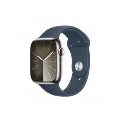 Apple Watch S9 Steel 45mm GPS+Cellular Silver Sport Band Blue S/M MRMN3QF/A