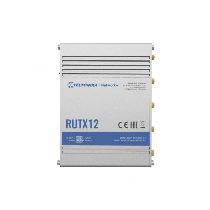 Teltonika - Wi-Fi 5 - Bi-bande - Ethernet/LAN - 4G - Routeur RUTX12