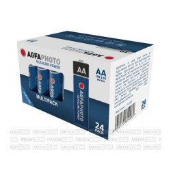 AGFAPHOTO Multipack de 24 piles Power Alkaline Mignon AA