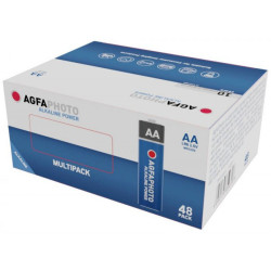 AGFAPHOTO Multipack de 48 piles Power Alkaline Mignon AA
