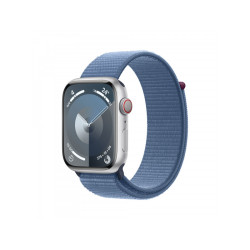 Apple Watch S9 Aluminium 45mm Silber.Sport Loop winterblau. MRMJ3QF/A