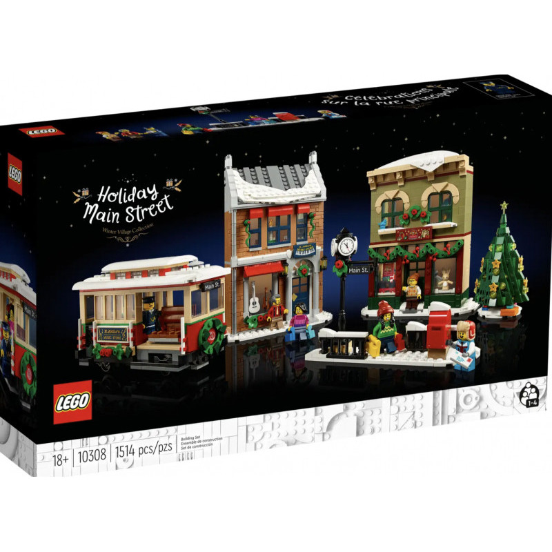 LEGO Icons - La grande rue décorée pour les fêtes (10308)