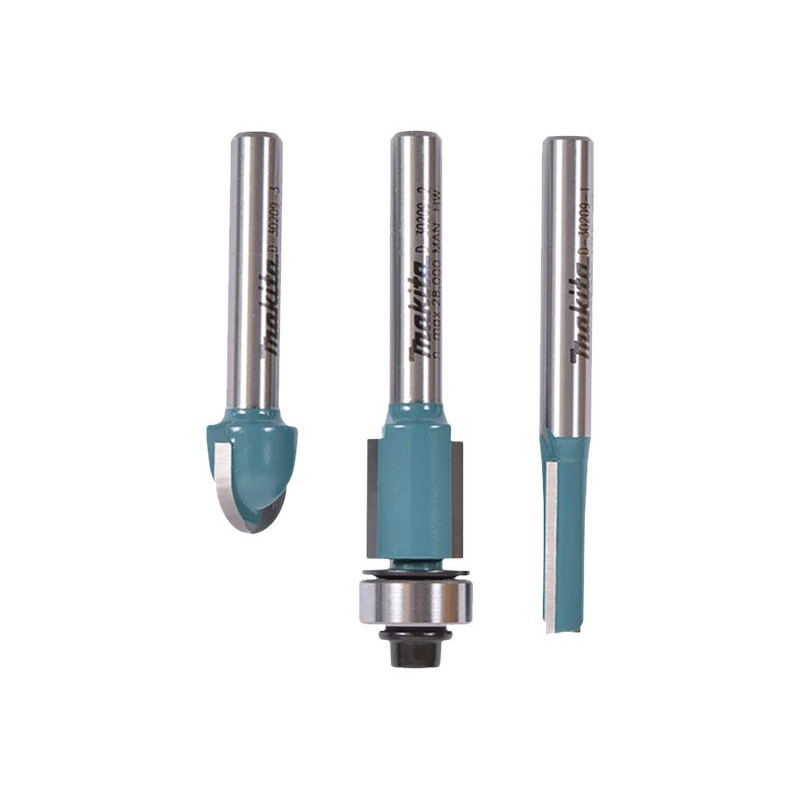 Makita Fräs Bitsatz 3 Stücke für Makita DRT50Z D-30209 Makita Fräs Bitsatz 3 Stücke für Makita DRT50Z D-30209