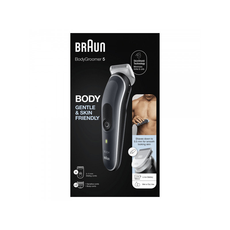 Braun Tondeuse pour le Corps BodyGroomer 5 BG5340 417187