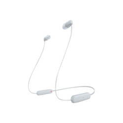Sony Écouteurs intra-auriculaires sans fil WI-C100 Blanc WIC100W.CE7