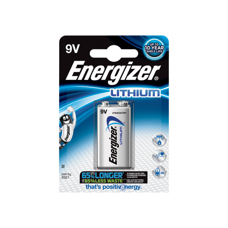Energizer Ultimate Pile Lithium 9V (1 pce) Energizer Ultimate Pile Lithium 9V (1 pce)