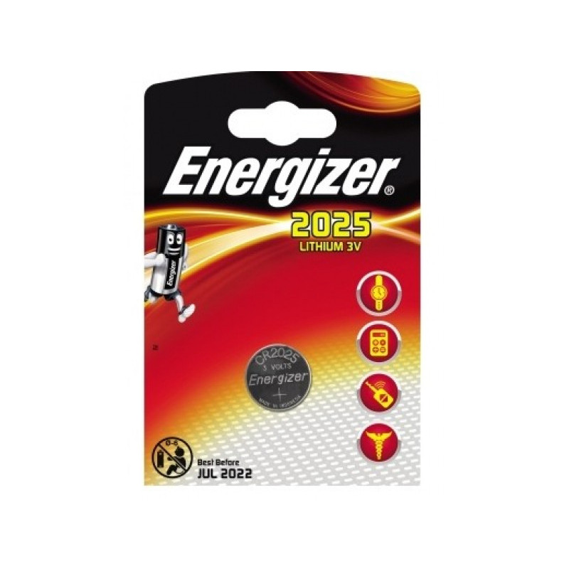 Batterie Energizer CR2025 3.0V Lithium (1St.)