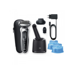 Braun Rasoir électrique Series 7 70-S7201cc + CCR Noir 405511