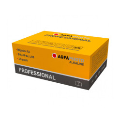 AGFAPHOTO Pack de 10 piles Alkaline Professional Mignon AA