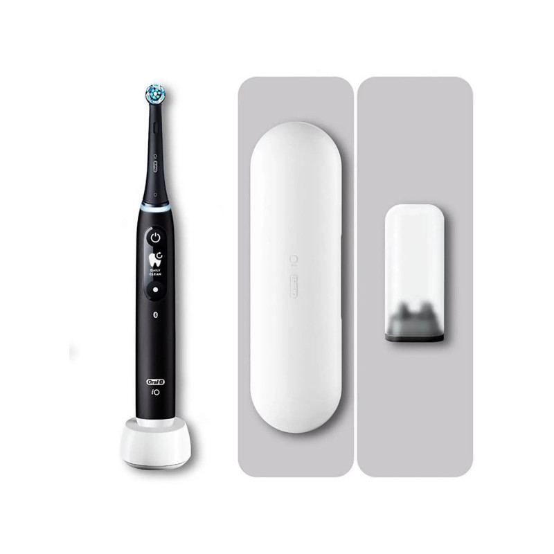 Oral-B Brosse à dents électrique rotative iO Series 6. Couleur Lave Noir 445111 Oral-B Brosse à dents électrique rotative iO Series 6. Couleur Lave Noir 445111