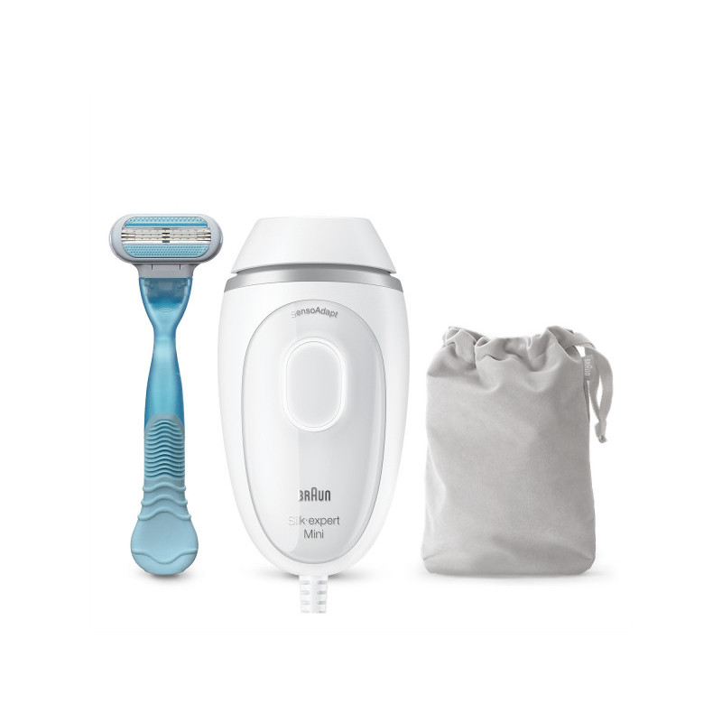 Braun Épilateur à lumière pulsée Silk Expert Mini PL Blanc PL1124