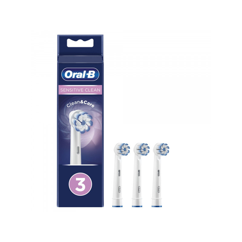 Oral-B Pack de 3 Têtes de brosse Sensitive Clean 80338478 80338478
