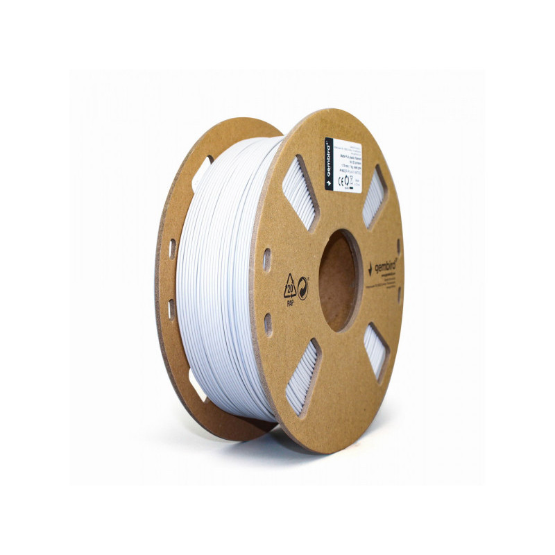 Gembird Filament PLA mat gris ardoise 1.75 mm 1 kg - 3DP-PLA-01-MTSG Gembird Filament PLA mat gris ardoise 1.75 mm 1 kg - 3DP-PLA-01-MTSG