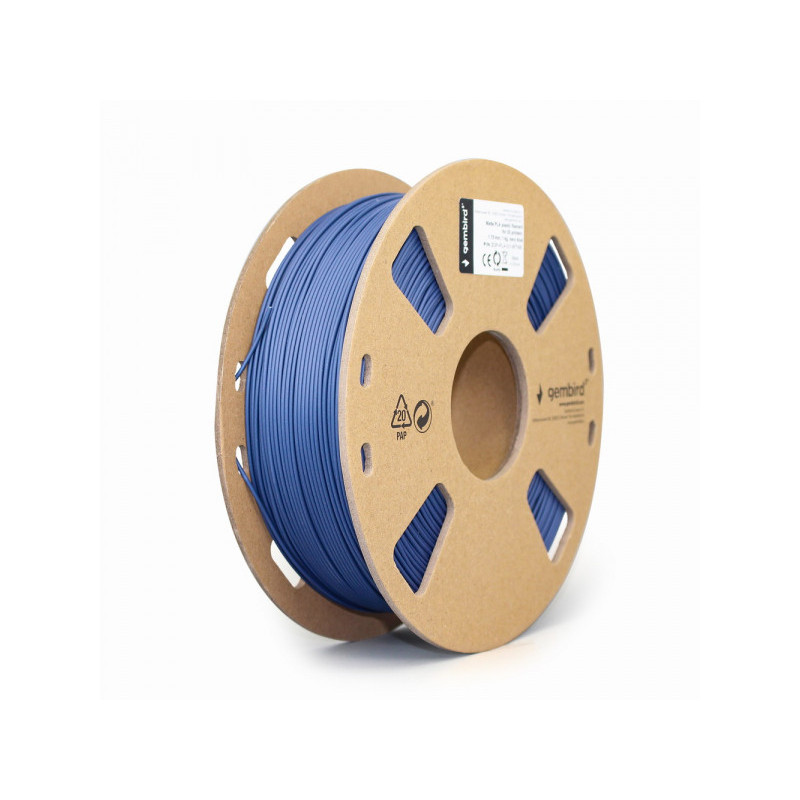Gembird Filament PLA mat marine 1.75 mm 1 kg - 3DP-PLA-01-MTNB Gembird Filament PLA mat marine 1.75 mm 1 kg - 3DP-PLA-01-MTNB