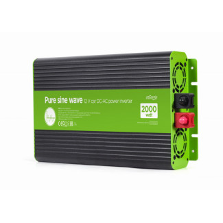 EnerGenie 12 V car DC-AC power inverter. 2000 W- EG-PWC-PS2000-01