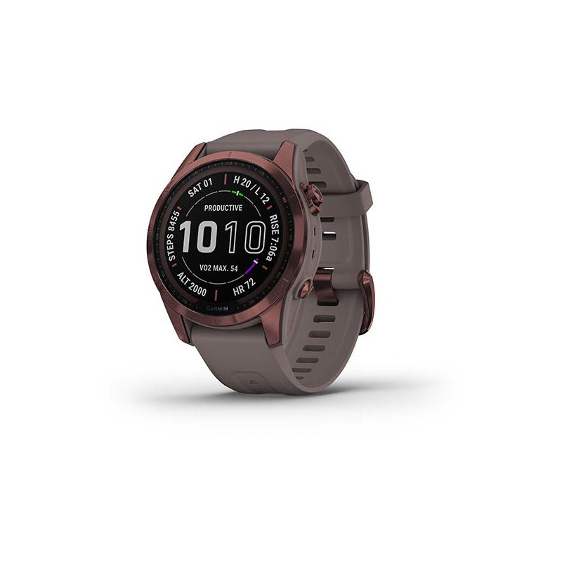Garmin Fenix 7S Sapphire Solar Edition Mocha Titanium 010-02539-29