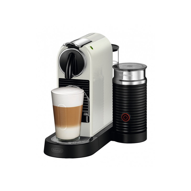 DeLonghi Nespresso Citiz Capsule Machine White Silver EN 267.WAE DeLonghi Nespresso Citiz Capsule Machine White Silver EN 267.WAE