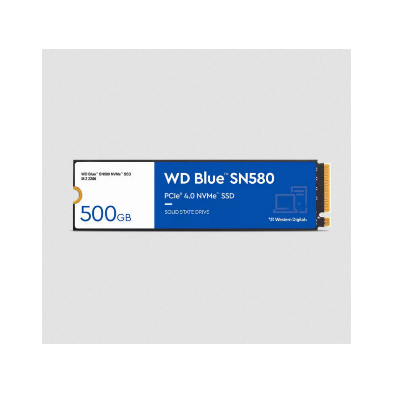 WD Blue SN580 SSD 500GB M.2 4000MB/s WDS500G3B0E WD Blue SN580 SSD 500GB M.2 4000MB/s WDS500G3B0E