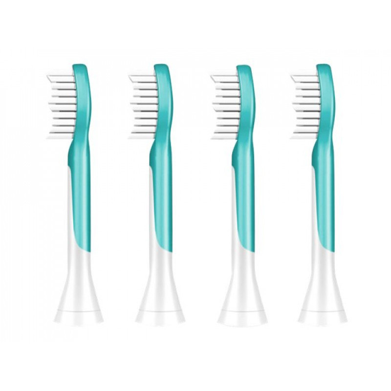 Philips Lot de 4 têtes de brosse à dents Sonicare pour enfant Bleu HX6044/33