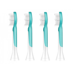 Philips Lot de 4 têtes de brosse à dents Sonicare pour enfant Bleu HX6044/33