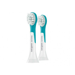 Philips lot de 2 Mini têtes de brosse à dents pour enfants Sonicare HX6032/33