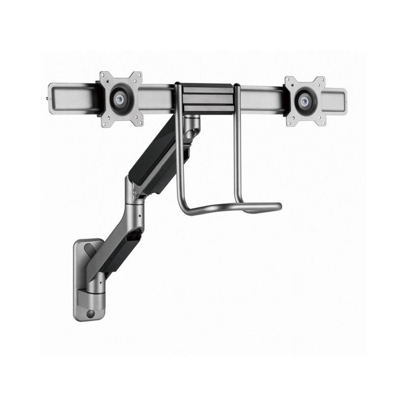 Gembird Adjustable Wall 2 Display Mounting Arm 17?-32? (8kg) MA-WA2-02