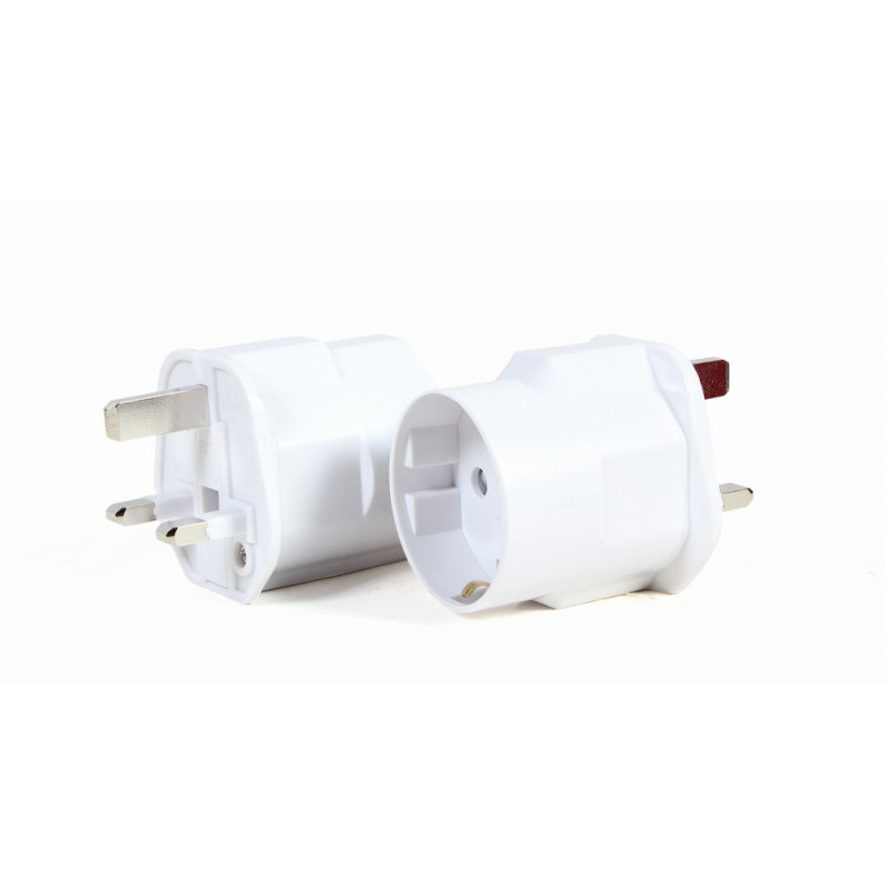 CableXpert AC Power Adapter EU Schuko Socket to UK Plug 13 A A-AC-EUFUKM-01
