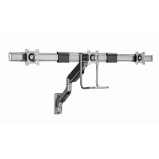 Gembird Wall Mounted Adjustable Monitor Arm for 3 Monitors MA-WA3-01