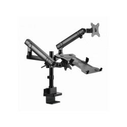Gembird Desk Mounted Adjustable Monitor Arm Notebook Tray 17-32 MA-DA3-02