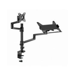 Gembird Desk Mounted adjustable Monitor Arm with Notebook Tray MA-DA-04