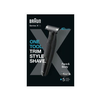 Braun Tondeuse Hybride Series XT3200 pour visage et corps Noir 206334