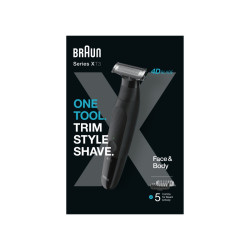 Braun Tondeuse Hybride Series XT3200 pour visage et corps Noir 206334
