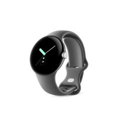 Google Pixel Watch 41mm Polished Silver Stainless Steel DE GA03305-DE