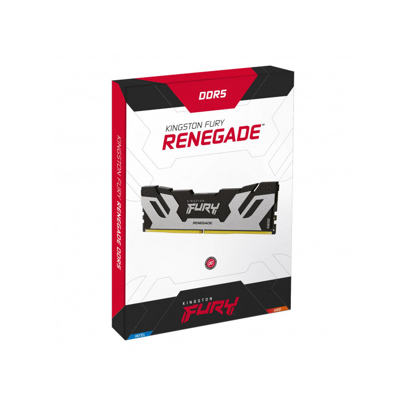 Kingston 48GB(1x48GB) DDR5 6000MT/s CL32 Silver/Black XMP KF560C32RS-48 Kingston 48GB(1x48GB) DDR5 6000MT/s CL32 Silver/Black XMP KF560C32RS-48