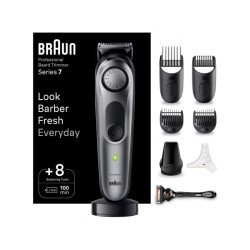 Braun Tondeuse à barbe BT 7420 Noir/Gris 448273