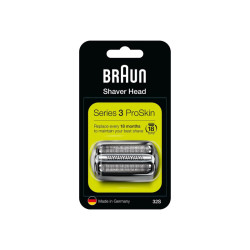 Braun Series 3 Combi Pack 32S Cassette de tête de rasage argentée 115809